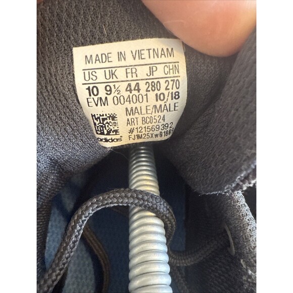 Adidas Continental Terrex A3 BC0524 Sneaker Mens Sz 10 Triple Black Hiking Shoes - Picture 8 of 11